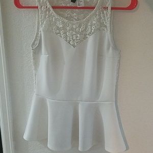 Lace tank top